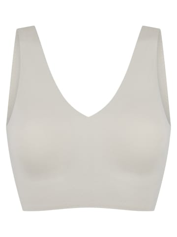 Schiesser Bustier Invisible Soft Padded in grau-jaspe