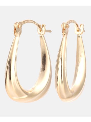 Vanlere Creolen aus 375 Gelbgold