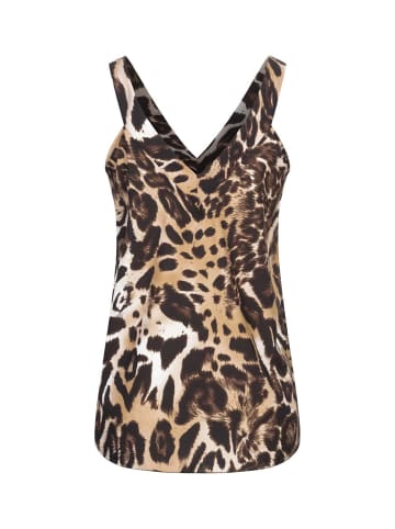 Cloud5ive Cloud5ive Cloud5ive V-Neck Top in beige