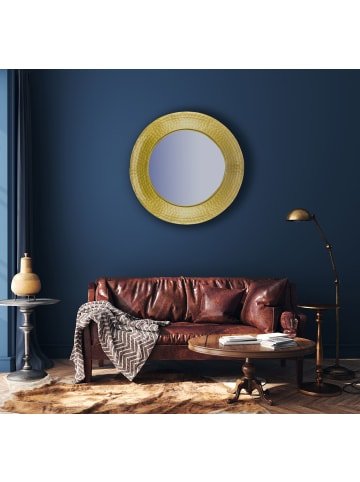 KADIMA DESIGN Wandspiegel 60 cm Metall Design Hängespiegel , Eisen Dekospiegel