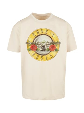 F4NT4STIC Heavy Oversize T-Shirt Guns 'n' Roses Vintage Logo Black in sand