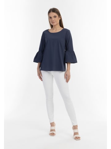RISA Damen Baumwollbluse in Marine