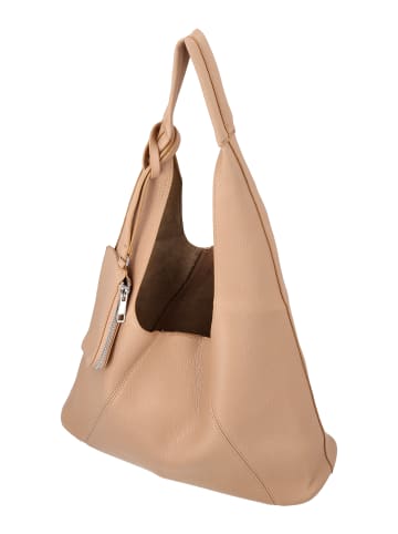 Usha Women Hobo Bag in Dark Beige
