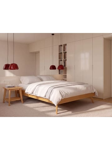 Beliani Doppelbett BERRIC in Braun - (W) 127 x (H) 38 x (L) 202 cm