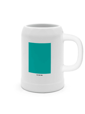 Mr. & Mrs. Panda Bierkrug Winter Weihnachtsfreude mit Spruch in Weiß