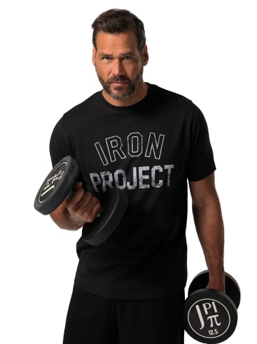 JP1880 Kurzarm T-Shirt in schwarz