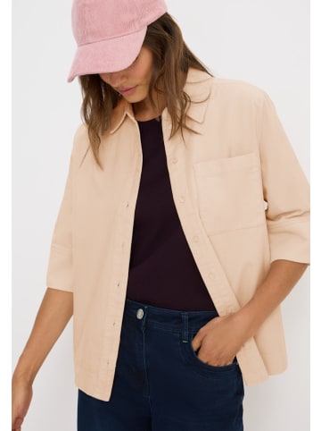 Cecil Cord Hemdbluse in Beige