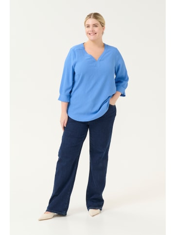 KAFFE curve Langarm-Bluse KClunda in Ebb and Flow