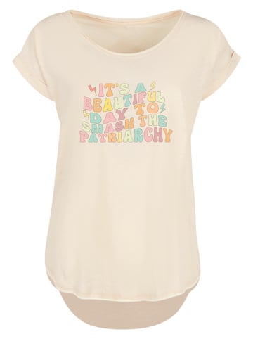 F4NT4STIC T-Shirt Internationaler Frauentag Girl Power Patriarchat in Whitesand