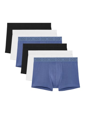 HOM Retro Short / Pant Armand in Schwarz / blau / weiß