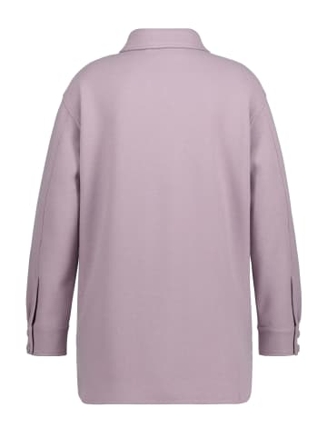 Ulla Popken Shirtjacke in opalflieder