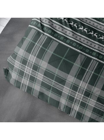 Traumschlaf Bettwäsche Hirsche in grün