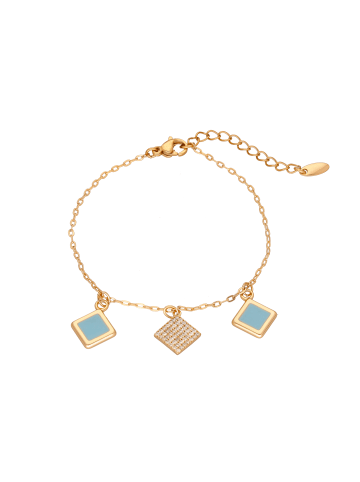 gaya Women Bracelet in Rose Gold Turquoise