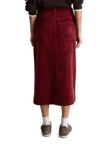 Marc O'Polo DENIM Wickel-Cordrock regular in Deep Burgundy