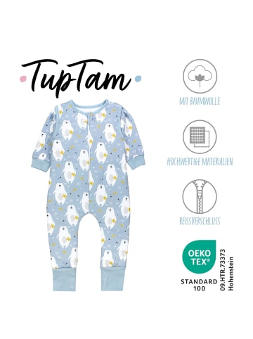 TupTam Babyschlafsäcke mit Beinen und Ärmel in grau Modell 1