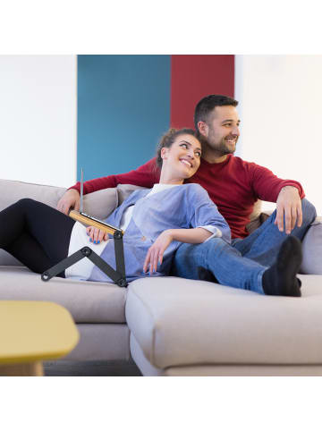relaxdays Laptopständer 15 Zoll in Natur