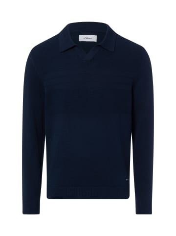s.Oliver Pullover in marine - 0001