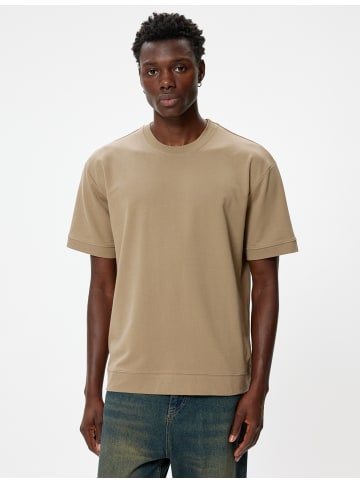 KOTON T-shirt in Braun