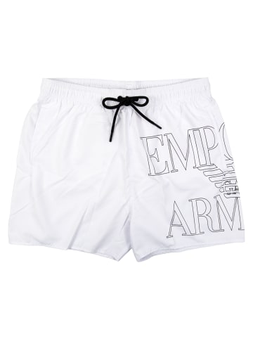Emporio Armani Boxer Beachwear in Weiß