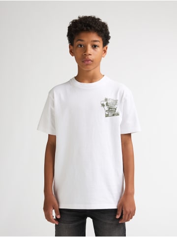 Petrol Industries T-Shirt mit Rückenprint Mezcal in Weiß