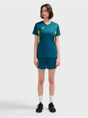 Hummel T-Shirt Hmlauthentic Damen in BLUE CORAL/SULPHUR SPRING