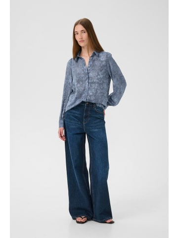 InWear Langarm - Hemd AddisonIW Gerade Passform in Dotted Surface Blue