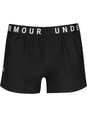 Under Armour Trainingsshorts Play Up 3.0 in schwarz / weiß