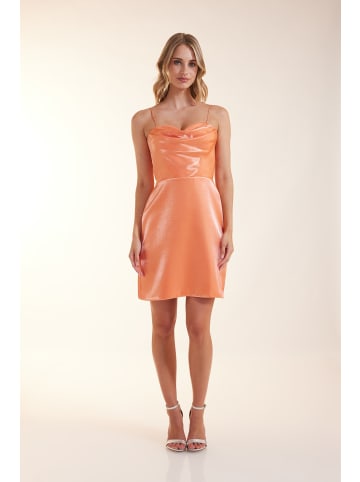 LAONA Kleid Shiny Shade Dress in Peach Crush