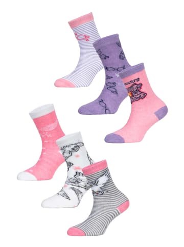 Harry Potter Harry Potter Mädchen Socken 6er Pack Fanartikel in Mehrfarbig