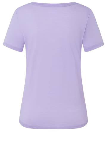 super.natural Merino T-Shirt in lila