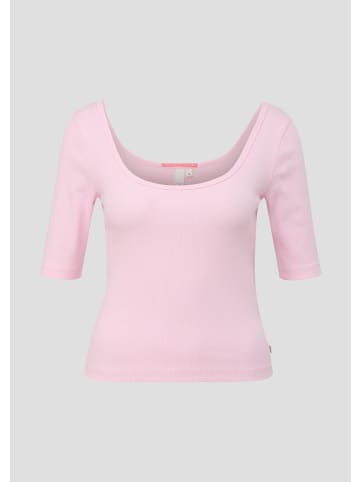 QS T-Shirt kurzarm in Pink