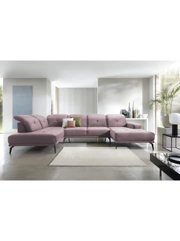 MF Design Brita Recamiere Links in Staubige Rose -  (L) 205 x (B) 350 x (H) 107 cm