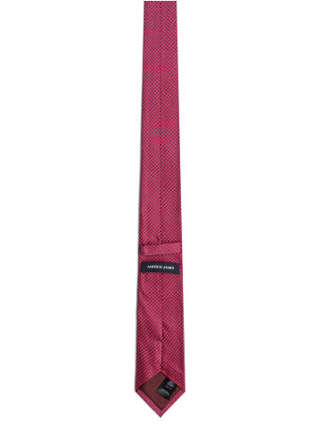 Andrew James Seidenkrawatte in fuchsia - 0002