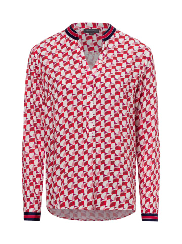Franco Callegari Blusenshirt in weiß rot - 0030