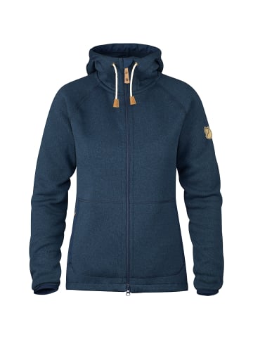 FJÄLLRÄVEN Fleecejacke Övik Fleece Hoody in Marine