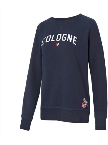 Fußballverein 1. FC Köln Pullover "Sweatshirt Hortensienweg" in Blau