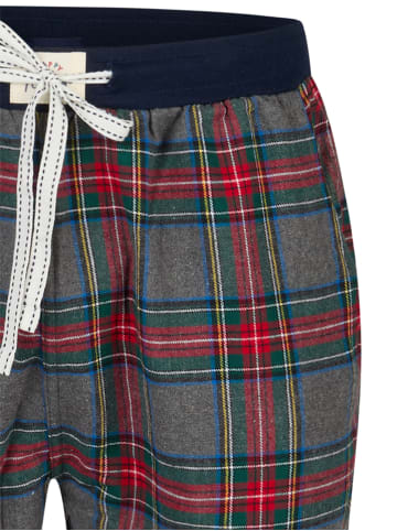 Happy Shorts Pyjamahose Christmas in navy sugar cane/anthra