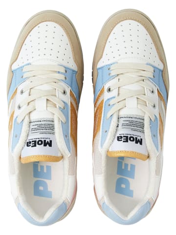 MoEa Turnschuhe in white/blue/yellow/pink