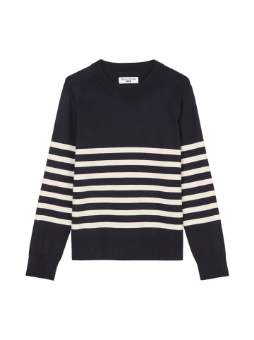 Marc O'Polo DENIM Gestreifter Strickpullover regular in Dark Blue
