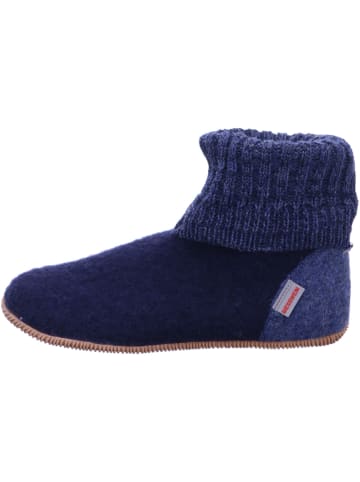 Giesswein Hausschuhe JU Warm Kinder Wildpoldsried in Blau