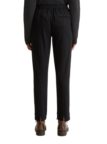 Marc O'Polo Twill-Jerseyhose regular in Schwarz