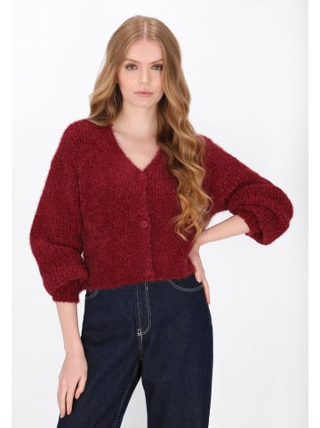 DreiMaster Women Cardigan in burgundy
