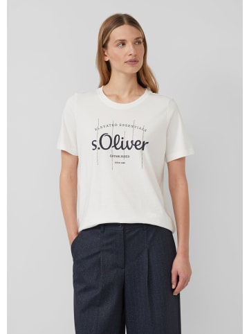 s.Oliver T-Shirt in 02D0_creme