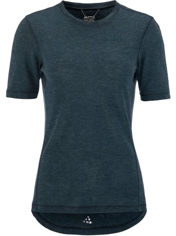 Craft Shirt "Everyday Wool SS Tee W" in Blau