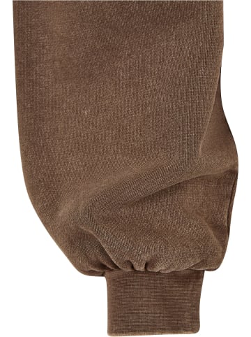 Urban Classics Urban Classics Damen Ladies Cropped Small Embroidery Terry Crewneck in brown