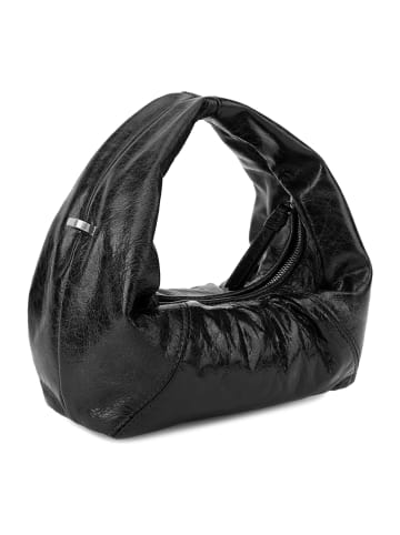 Les Visionnaires Greta Schultertasche Leder 20 cm black