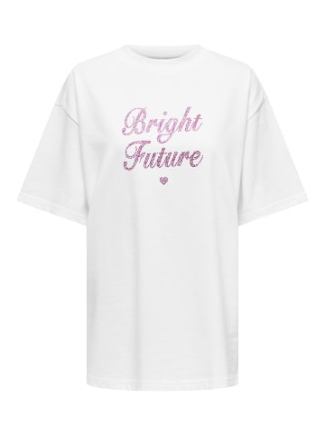 ONLY T-Shirt 'RIRI' in Weiß
