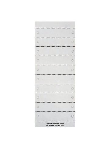 Leitz Blanko-Schildchen 92x21mm weiß Packung mit 50 Stück