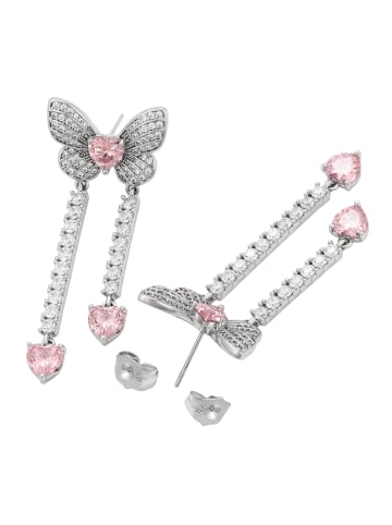 NAEMI Women Earrings in Silver Rose