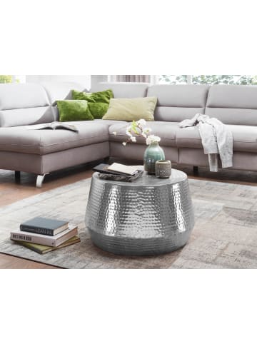 FineBuy Couchtisch "SV49558" in Silber / Silbern